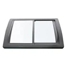 Adjustable Size Glass Door Used In The Commercial Chest Freezer