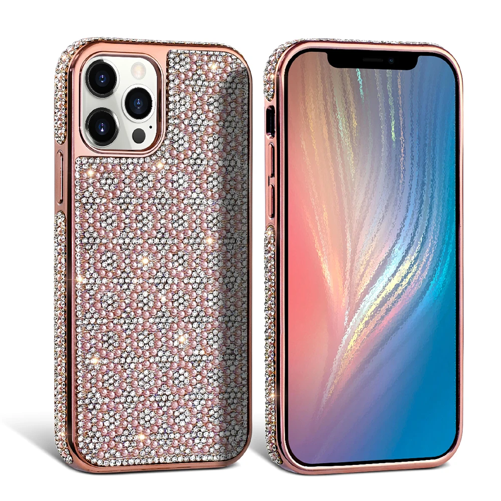 Bling Bling Diamond Full Protection Cell Phone Case For iPhone 11 12 Pro Max Electroplate Phone Case, 3 colors
Bling Bling Diamond Full Protection Cell Phone Case For iPhone 11 12 Pro Max Electroplate Phone Case, 3 colors