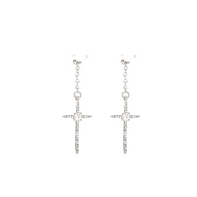 MYSO New Ins Fashion Cross Earrings Exquisite Earrings For Women Pearl Rhinestones Cross Earrings
MYSO New Ins Fashion Cross Earrings Exquisite Earrings For Women Pearl Rhinestones Cross Earrings