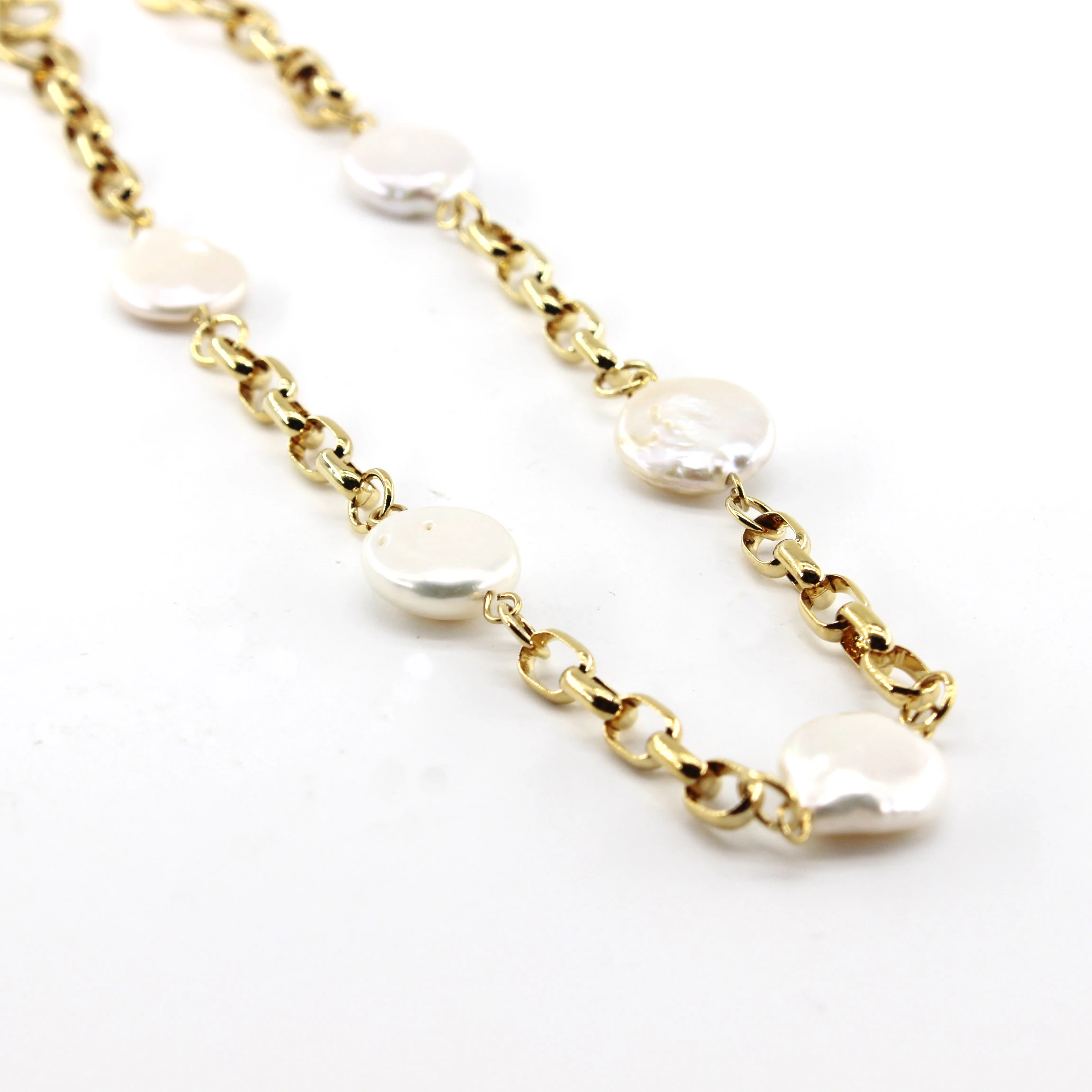 14k gold pearl necklace chain irregular fresh water pearl chocker necklace women jewelry
14k gold pearl necklace chain irregular fresh water pearl chocker necklace women jewelry