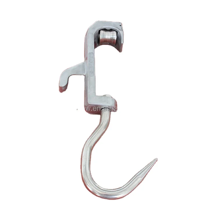 Chinese manufacturer best price stainless steel Cattle Tube Rail Roller Hook carcass hooks for cow slaughtering line