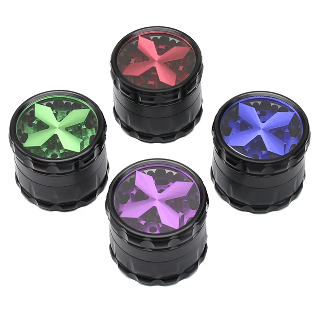 Wholesale Custom Logo 4 Layer Broken Smoke Grinder Metal Tobacco Grinder, Red, blue, green, purple
Wholesale Custom Logo 4 Layer Broken Smoke Grinder Metal Tobacco Grinder, Red, blue, green, purple