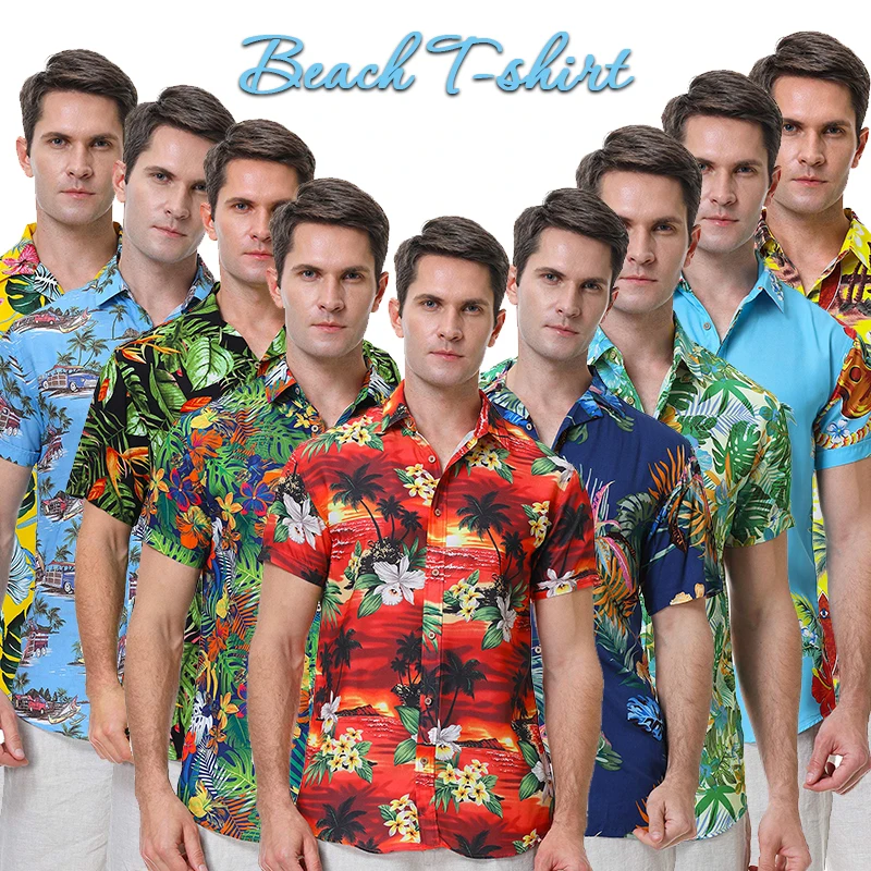 Casual Print Beach Shirt Summer Mens Shorts And T Shirt Short Sleeve Hawaiian Shirt Men
Casual Print Beach Shirt Summer Mens Shorts And T Shirt Short Sleeve Hawaiian Shirt Men