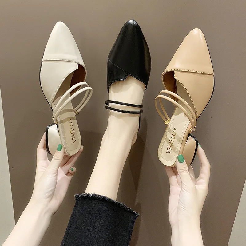 2021 New Arrival Women S Sandals Vendor Wholesale Summer Korean Style Pointed Thick With Solid Color Sandals And Slipper
2021 New Arrival Women S Sandals Vendor Wholesale Summer Korean Style Pointed Thick With Solid Color Sandals And Slipper