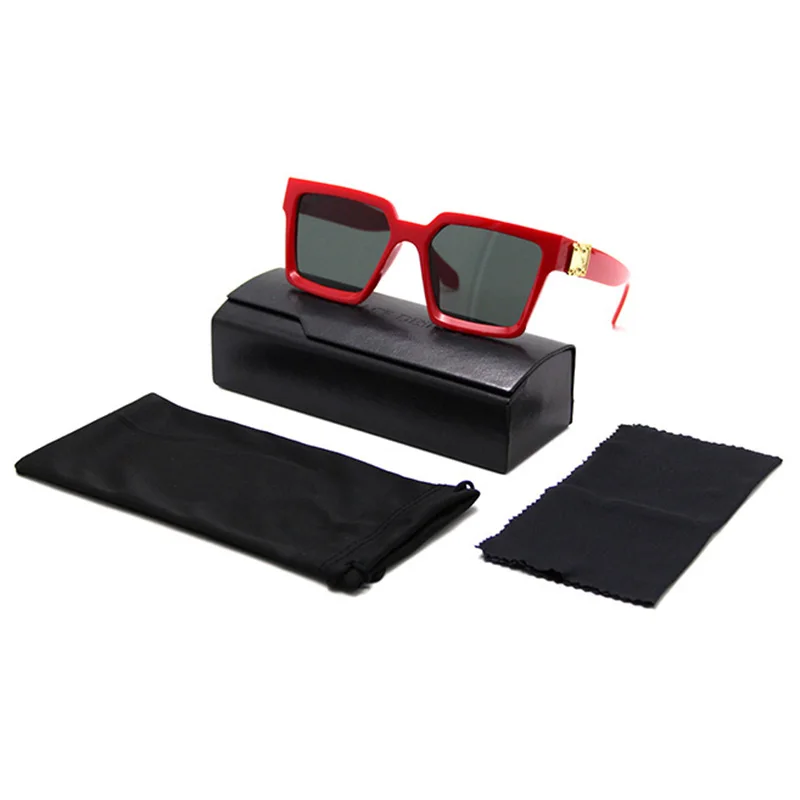 2021 Manufacturers Fashion Designer Windproof Plastic Big Frame Rectangle Shade Sun Glass Sunglasses, 6 colors
2021 Manufacturers Fashion Designer Windproof Plastic Big Frame Rectangle Shade Sun Glass Sunglasses, 6 colors