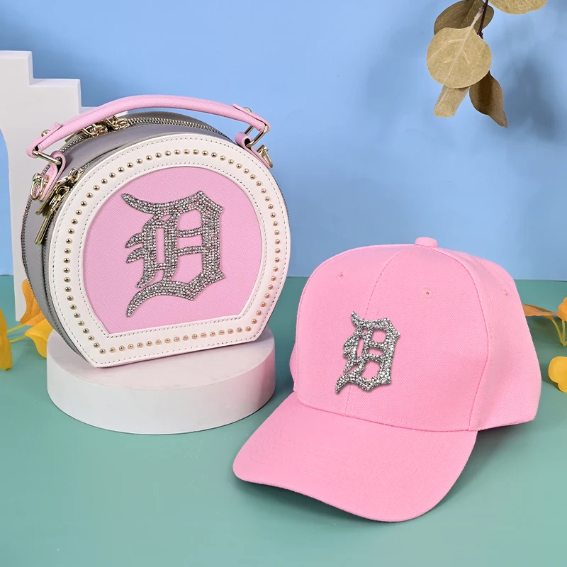 Fashion Double Zipper Ladies Shoulder Round Bag Diamond Logo D Small Rivet Purses And Handbags For Women Match Hat Sets, 12 colors
Fashion Double Zipper Ladies Shoulder Round Bag Diamond Logo D Small Rivet Purses And Handbags For Women Match Hat Sets, 12 colors