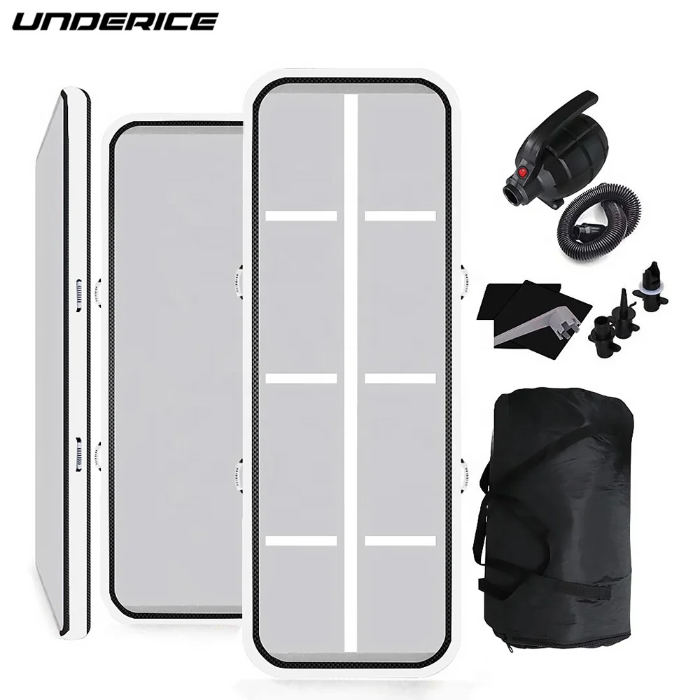 UICE 3mx1mx10c Grey White Carbon High Quality Inflatable Air track Tumbling Gym Mat Durable Gymnastics, Grey, white, carbon black
UICE 3mx1mx10c Grey White Carbon High Quality Inflatable Air track Tumbling Gym Mat Durable Gymnastics, Grey, white, carbon black