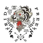 Tiger Head Custom Design Logo For Printable PU Heat Transfer Vinyl Roll T-shirt