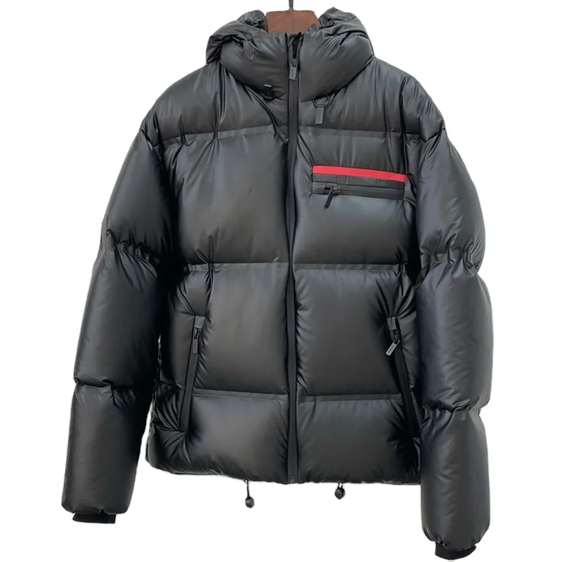 Men Hooded Prad Style Puffy Seamless Down Jacket
Men Hooded Prad Style Puffy Seamless Down Jacket