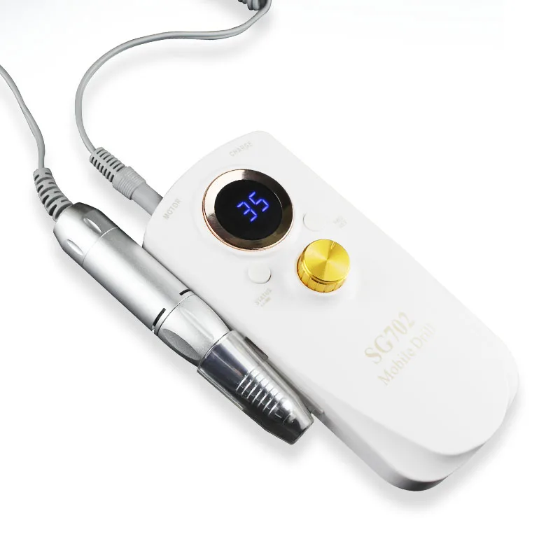 Powerful nail drill 35000rpm electric portable strong nail drill machine manicure professional rechargeable nail drill
Powerful nail drill 35000rpm electric portable strong nail drill machine manicure professional rechargeable nail drill