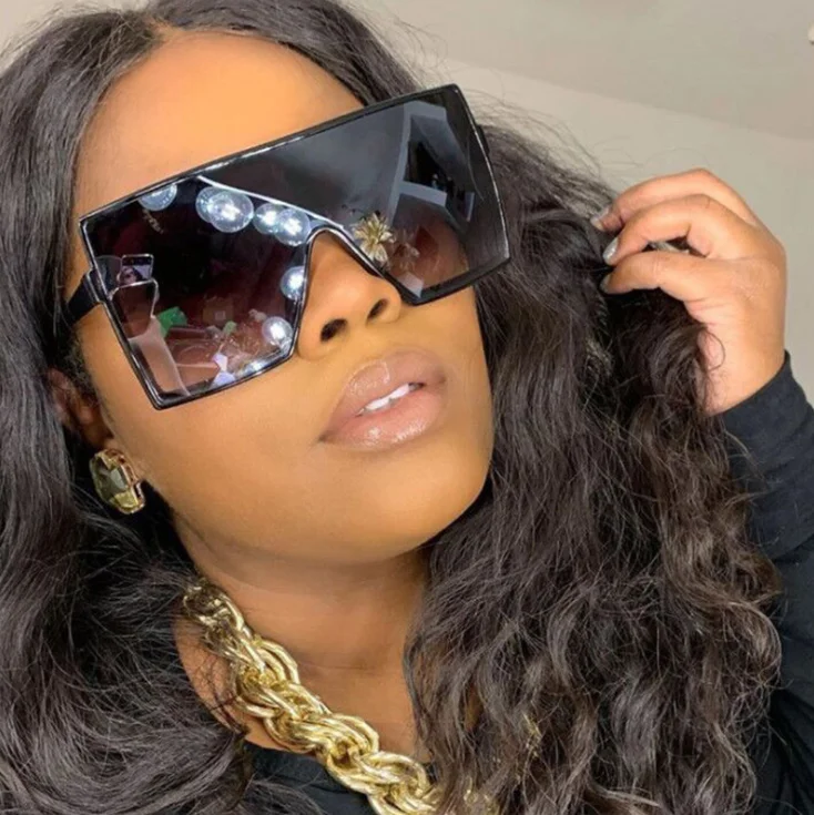 2021New Style Big Frame One Piece Shades Sunglasses Women Flat Top Thick Frame Sun glasses Sunglasses 2021
2021New Style Big Frame One Piece Shades Sunglasses Women Flat Top Thick Frame Sun glasses Sunglasses 2021