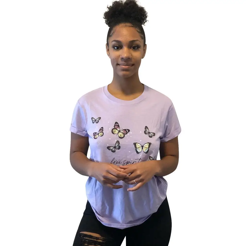 N2954 Women's new Butterfly Casual Lady Outfit Vintage Shirts Ladies Blouses Tops
N2954 Women's new Butterfly Casual Lady Outfit Vintage Shirts Ladies Blouses Tops