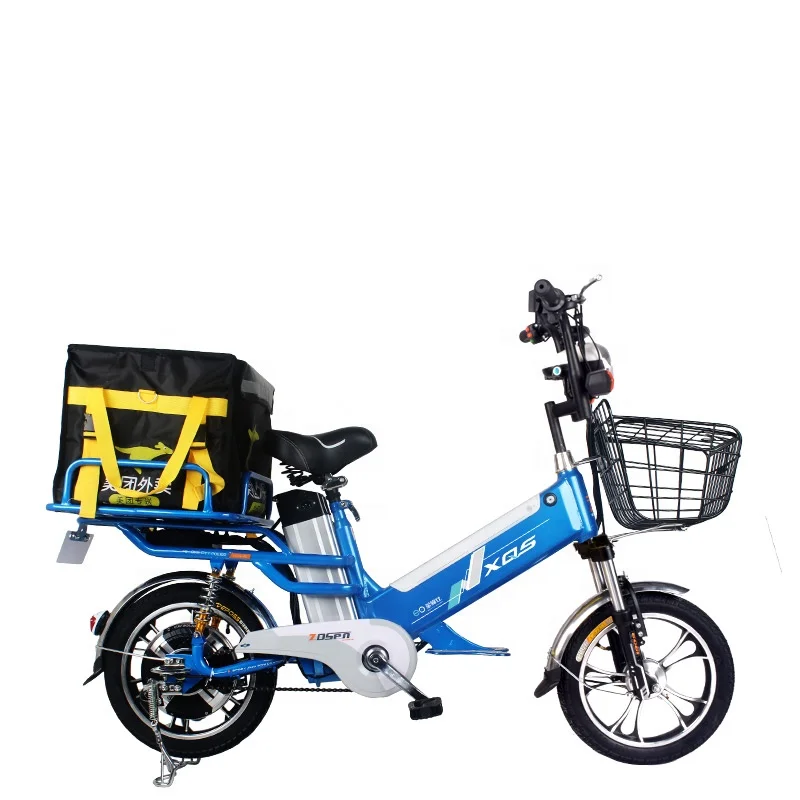 City Lithium Electric Food Bike Running Battery Long-distance Race King Power Electric Cargo Bike Bicycle, Yellow/blue/black
City Lithium Electric Food Bike Running Battery Long-distance Race King Power Electric Cargo Bike Bicycle, Yellow/blue/black