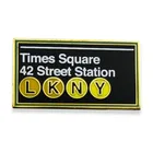 Custom Logo Stainless Steel Magnet Name Badges Office Card For Suit Mens Blank Lapel Badge Pin