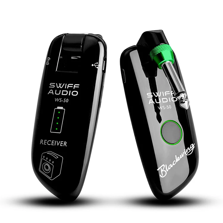 Swiff WS-50 Wireless for Electric Guitar/ Bass System Rechargeable UHF Technology, Black
Swiff WS-50 Wireless for Electric Guitar/ Bass System Rechargeable UHF Technology, Black