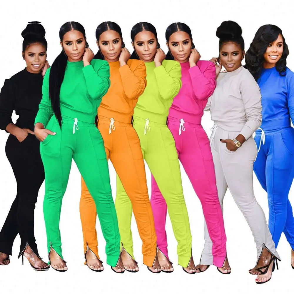 Solid Color Long Sleeve Sweatshirt Zipper Joggers Tracksuit Sweat Suit 2 Piece Sweatsuit Set Outfits Women Track Suit, White
Solid Color Long Sleeve Sweatshirt Zipper Joggers Tracksuit Sweat Suit 2 Piece Sweatsuit Set Outfits Women Track Suit, White