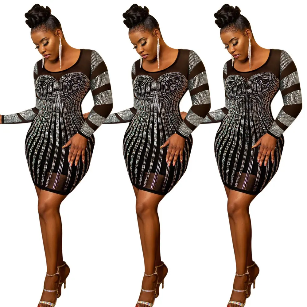 21025-SW86 sexy bodycon rhinestone perspective sexy club dress 2021 women sehe fashion, 1 colors
21025-SW86 sexy bodycon rhinestone perspective sexy club dress 2021 women sehe fashion, 1 colors