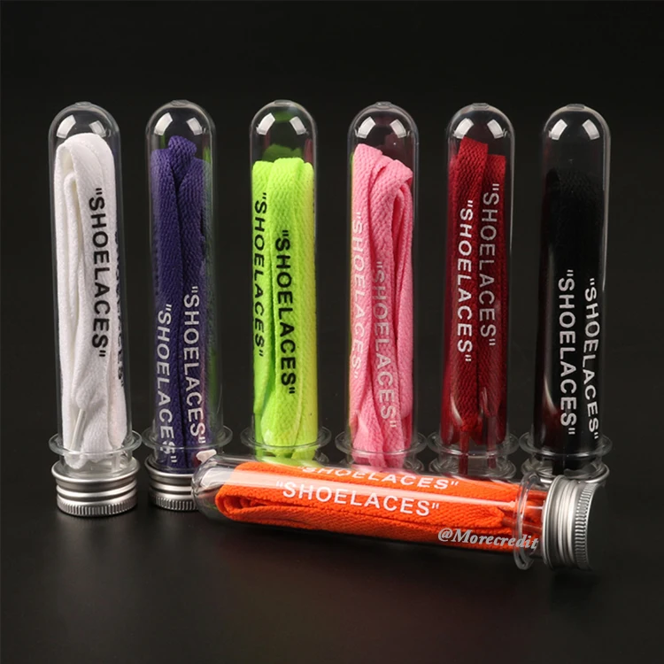 Customized Printed Flat Shoelaces Factory, Custom Metal Tips Shoe Laces With Luxury Plastic Tube Packaging, 12 colors for choosing
Customized Printed Flat Shoelaces Factory, Custom Metal Tips Shoe Laces With Luxury Plastic Tube Packaging, 12 colors for choosing