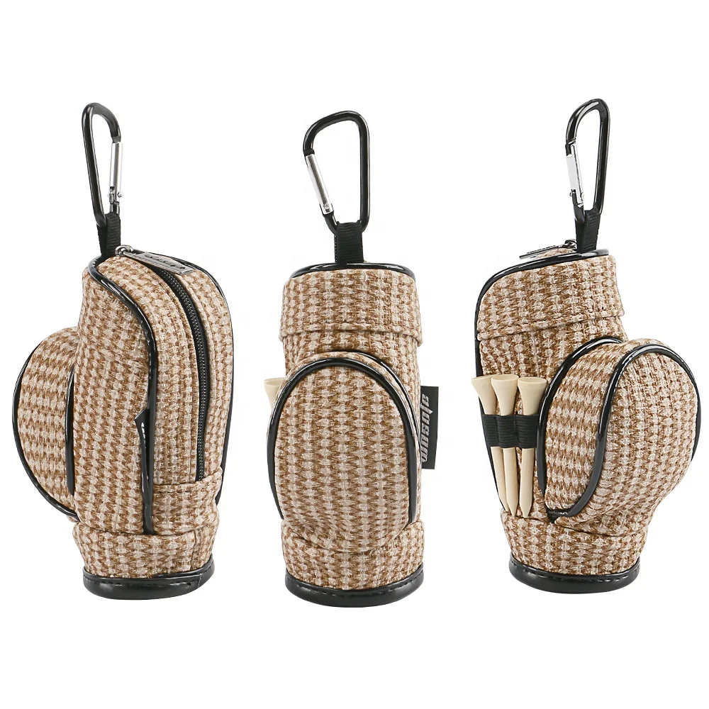 Wholesale Pu Leather Golf Ball Pouch 3 Balls Holder Golf Accessories Bag With D-shaped Carabiner Zipper Pouch
Wholesale Pu Leather Golf Ball Pouch 3 Balls Holder Golf Accessories Bag With D-shaped Carabiner Zipper Pouch