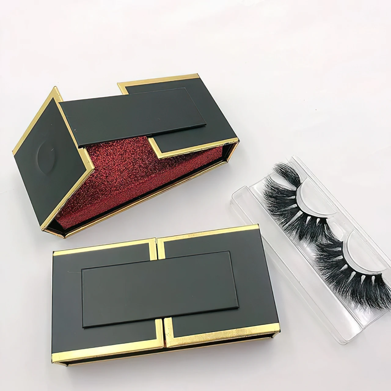 Free samples 3d magnetic false eyelashes and eyeliner with private label magnetic eyelashes box, Black
Free samples 3d magnetic false eyelashes and eyeliner with private label magnetic eyelashes box, Black