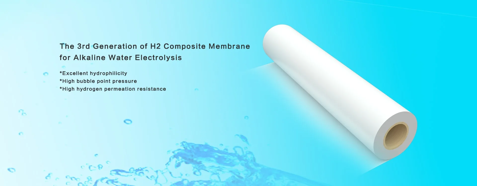 H2 Zirconia Membrane for Alkaline Water Electrolysis AWE Diaphragm Separator