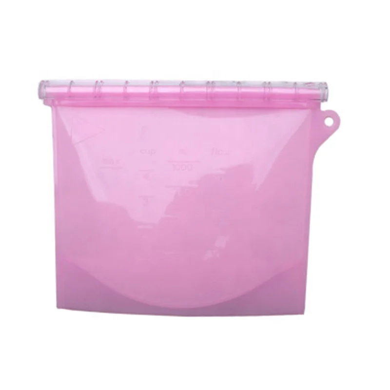 Trendy Colorful Leakproof Odourless Storage Bag Silicone Food Fruit Separate Storage Bag, White/green/blue/pink
Trendy Colorful Leakproof Odourless Storage Bag Silicone Food Fruit Separate Storage Bag, White/green/blue/pink