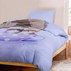 China Supplier Home Textile Printed Duvet Cover 100% Polyester Microfiber Duvet Bedding Set