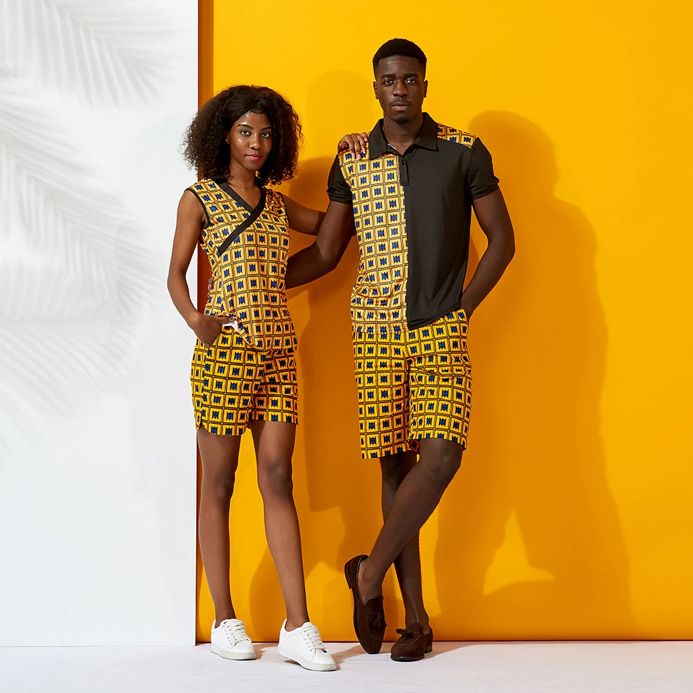 2021 Hot selling Fashion African women print design sleeveless v-neck two pieces set, Customized color
2021 Hot selling Fashion African women print design sleeveless v-neck two pieces set, Customized color