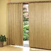 chines vertical bamboo sticks string door curtain and mat