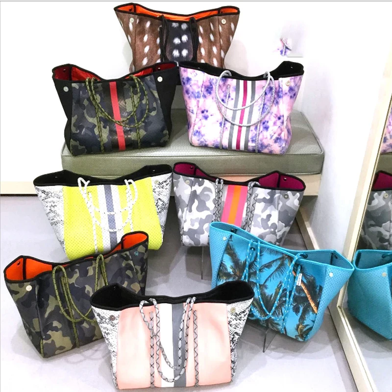 2021 ladies neoprene tote bags women beach bag hot sale purse and large handbag, 24 color
2021 ladies neoprene tote bags women beach bag hot sale purse and large handbag, 24 color