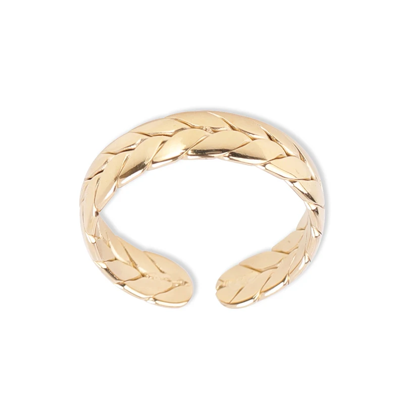 JR0014 Factory high quality ring of harami 316L stainless steel 14K wheat ring jewelry Free Sample
JR0014 Factory high quality ring of harami 316L stainless steel 14K wheat ring jewelry Free Sample