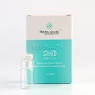 Newest 20 pins Gold Titanium Hydra Needle Derma Stamp Microneedling Stamping Needle with Ampoule
