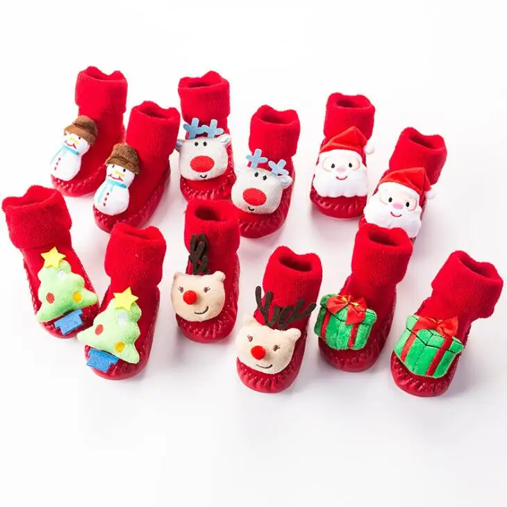 Hot Sale Christmas Thickened Baby Cartoon Baby Shoes and Socks Toddler Non-Slip Soft Sole Baby Floor Sock, 6 red color
Hot Sale Christmas Thickened Baby Cartoon Baby Shoes and Socks Toddler Non-Slip Soft Sole Baby Floor Sock, 6 red color