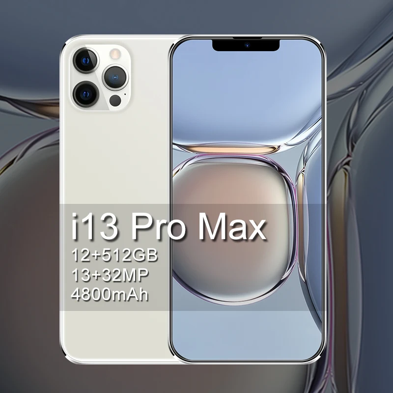 New I13 Pro Max 6.7 Inch 16gb + 512gb Android Smartphone 10 Core 5g Let Phone 3 Camera Face Id Unlocked Version Mobile Phone
New I13 Pro Max 6.7 Inch 16gb + 512gb Android Smartphone 10 Core 5g Let Phone 3 Camera Face Id Unlocked Version Mobile Phone