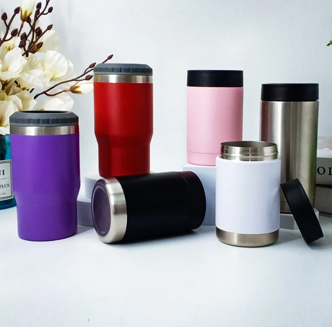 12oz vacuum insulated cola can 304 stainless steel multi-capacity beer can cooler
12oz vacuum insulated cola can 304 stainless steel multi-capacity beer can cooler