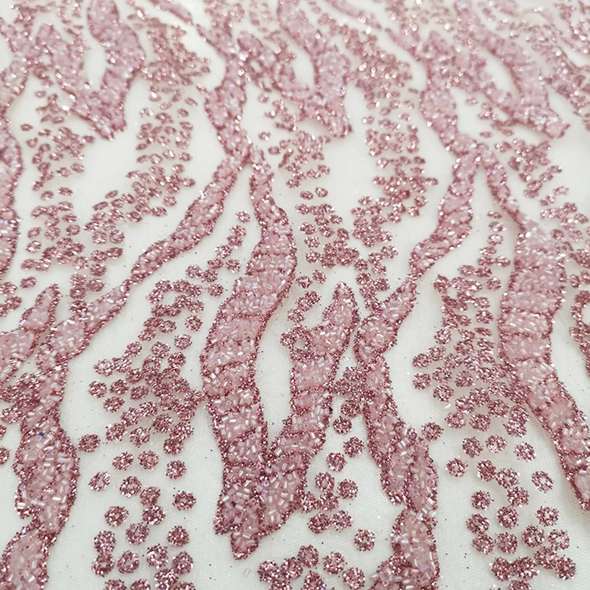 Exquisite Sparkle Pink Glitter Glued Tulle Fabric With Bead Tube Luxury Mesh Lace Textile For Elegant Party Dress Women Nigerian, White, pink, customized
Exquisite Sparkle Pink Glitter Glued Tulle Fabric With Bead Tube Luxury Mesh Lace Textile For Elegant Party Dress Women Nigerian, White, pink, customized