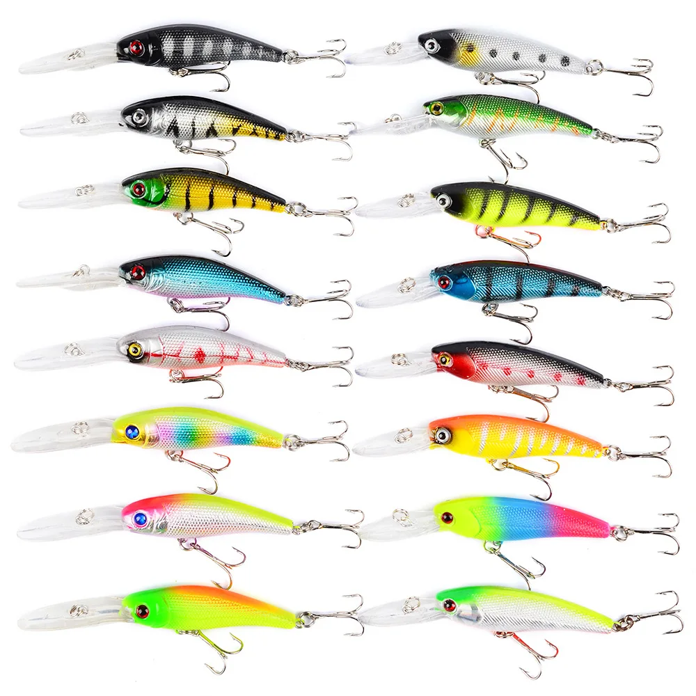 Fishing Lures Fishing Artificial Fishing Lure 16p 200g Mixed Bait Set Leurre Peche Leurres Senuelos De Pesca Peche Isca Artifici, 16colors
Fishing Lures Fishing Artificial Fishing Lure 16p 200g Mixed Bait Set Leurre Peche Leurres Senuelos De Pesca Peche Isca Artifici, 16colors