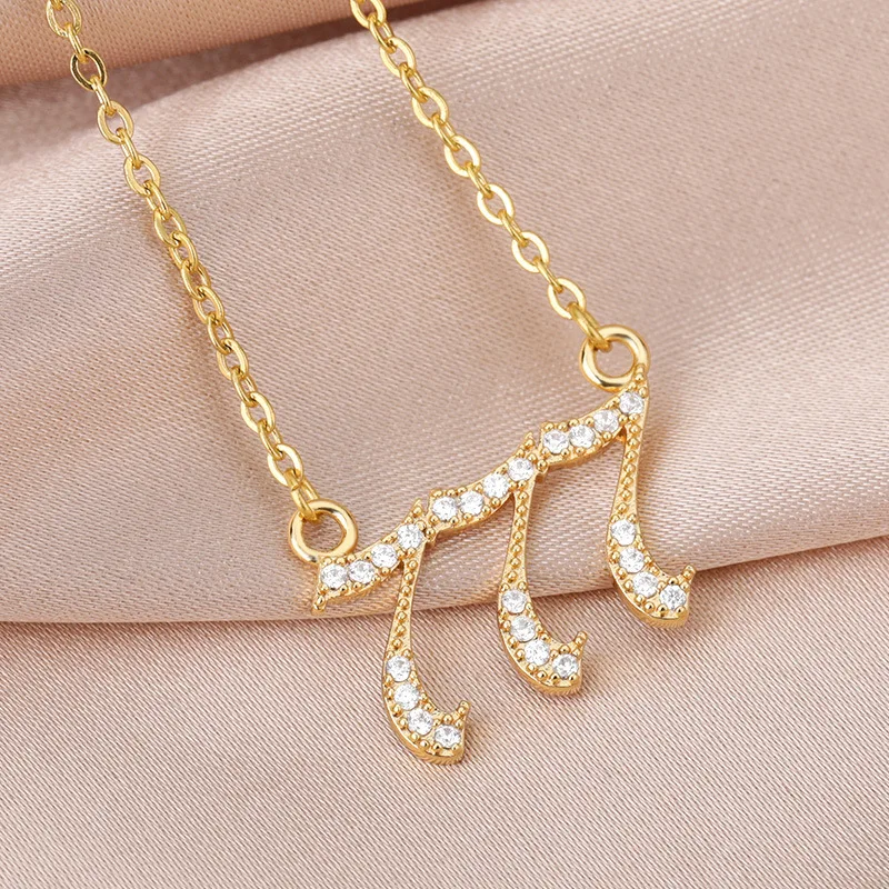 18K Gold Plated Crystal Rhinestone CZ 111~999 Angle Number Pendant Stainless Steel Chain Necklace
18K Gold Plated Crystal Rhinestone CZ 111~999 Angle Number Pendant Stainless Steel Chain Necklace