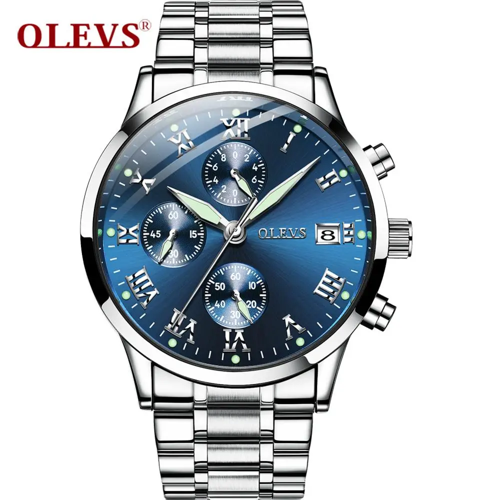 Olevs 5569 New Design Men Watch Mens Luxury Watch Stainless Steel Case Three Eyes Chronograph Wristwatch
Olevs 5569 New Design Men Watch Mens Luxury Watch Stainless Steel Case Three Eyes Chronograph Wristwatch