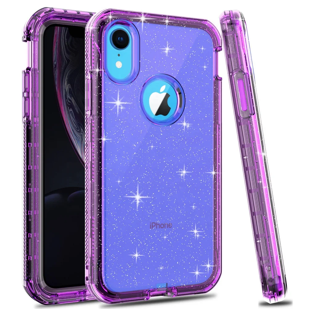 For Iphone XR Case Clear Glitter Defender Case 3 in 1 Heavy Duty Shockproof Back Cover For Iphone xs Max
For Iphone XR Case Clear Glitter Defender Case 3 in 1 Heavy Duty Shockproof Back Cover For Iphone xs Max