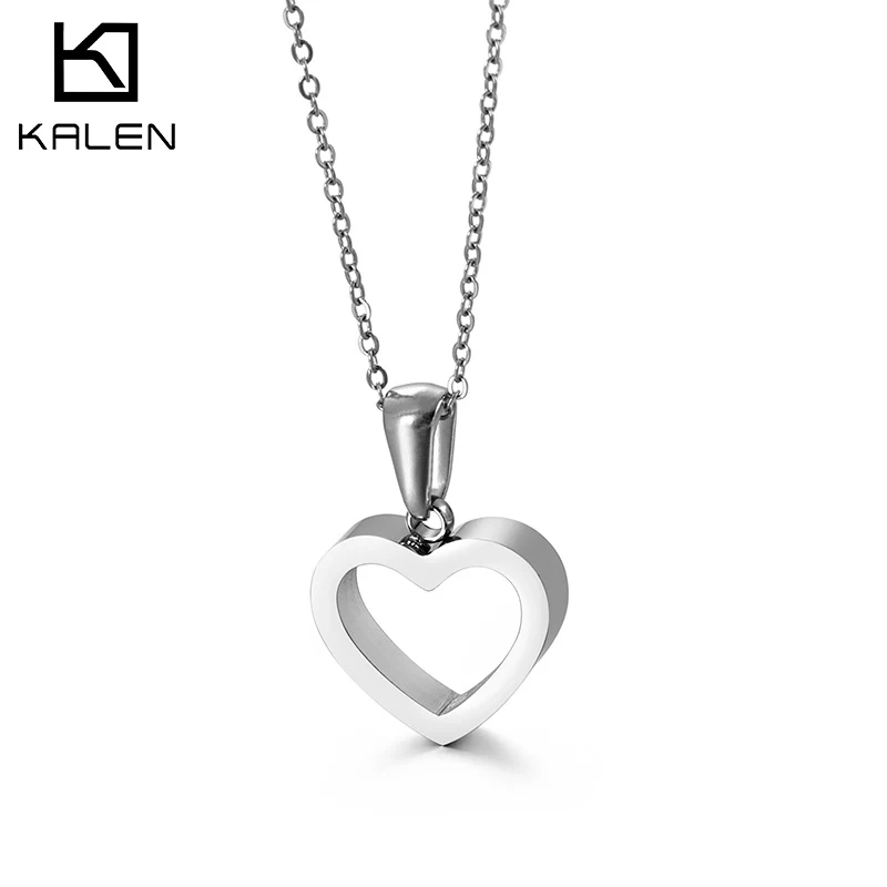 Japanese and Korean fashion necklace women's heart shape 18K Gold Titanium Steel Necklace stainless steel clavicle chain, Customized
Japanese and Korean fashion necklace women's heart shape 18K Gold Titanium Steel Necklace stainless steel clavicle chain, Customized