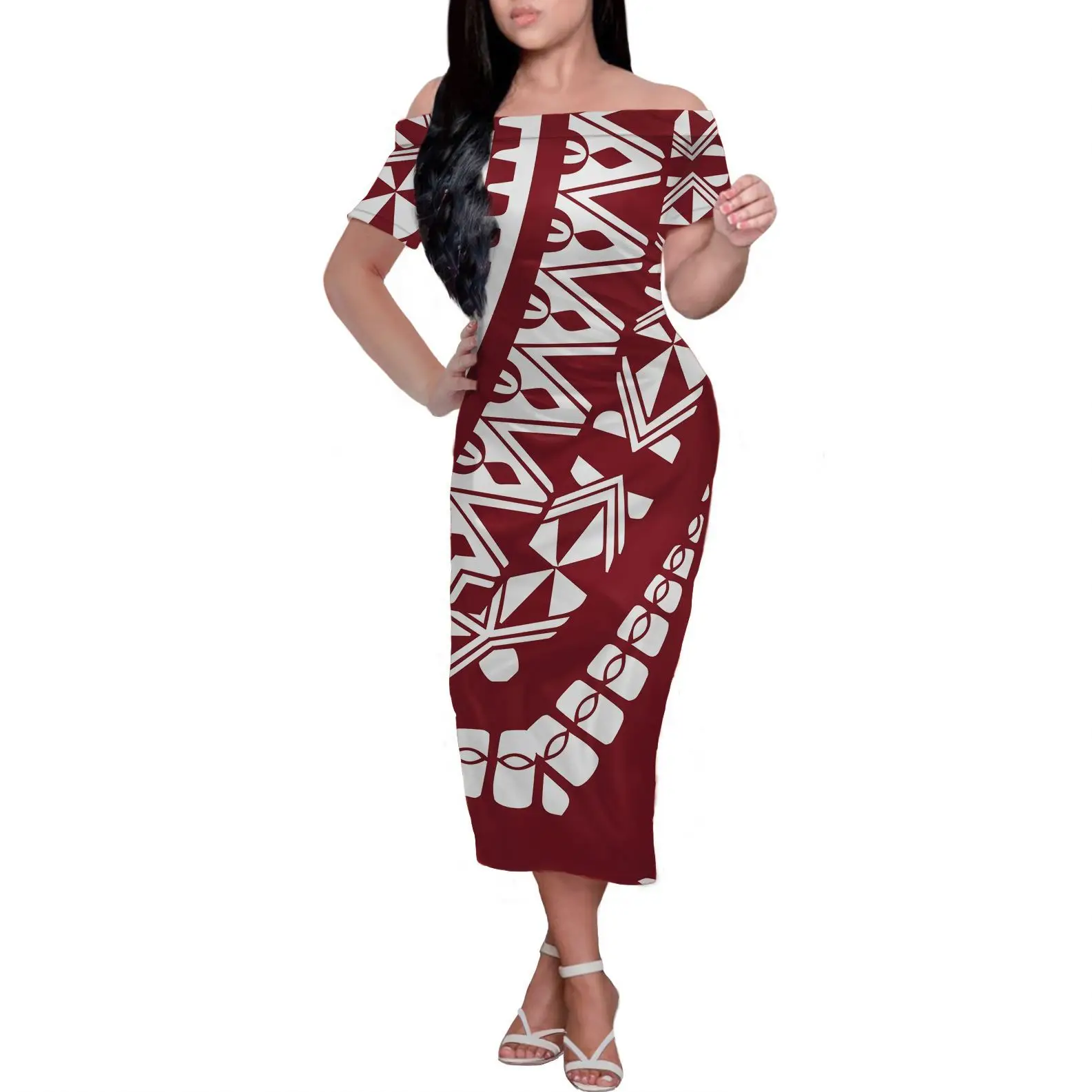 Polynesian Ethnic Tribal Red Pattern Bodycon Dress Women Summer Short Sleeve Maxi Fashion Woman Bodycon Dress Sexy Womens Dress, Customized color
Polynesian Ethnic Tribal Red Pattern Bodycon Dress Women Summer Short Sleeve Maxi Fashion Woman Bodycon Dress Sexy Womens Dress, Customized color