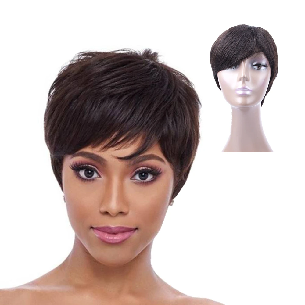 100% Peruvian Virgin Remy Natural Color Short Silky Straight Machine Made Human Hair Flipino Wig for Women
100% Peruvian Virgin Remy Natural Color Short Silky Straight Machine Made Human Hair Flipino Wig for Women