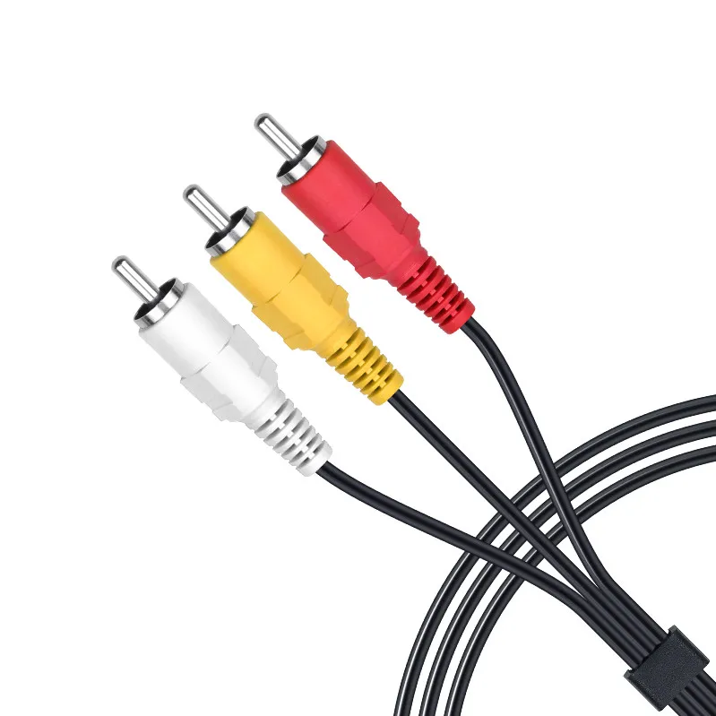 Hongdak 6PIN 3RCA AVC-DC400ST AV Cable Adapter for Canon Camera 1.5M - ANKUX.COM