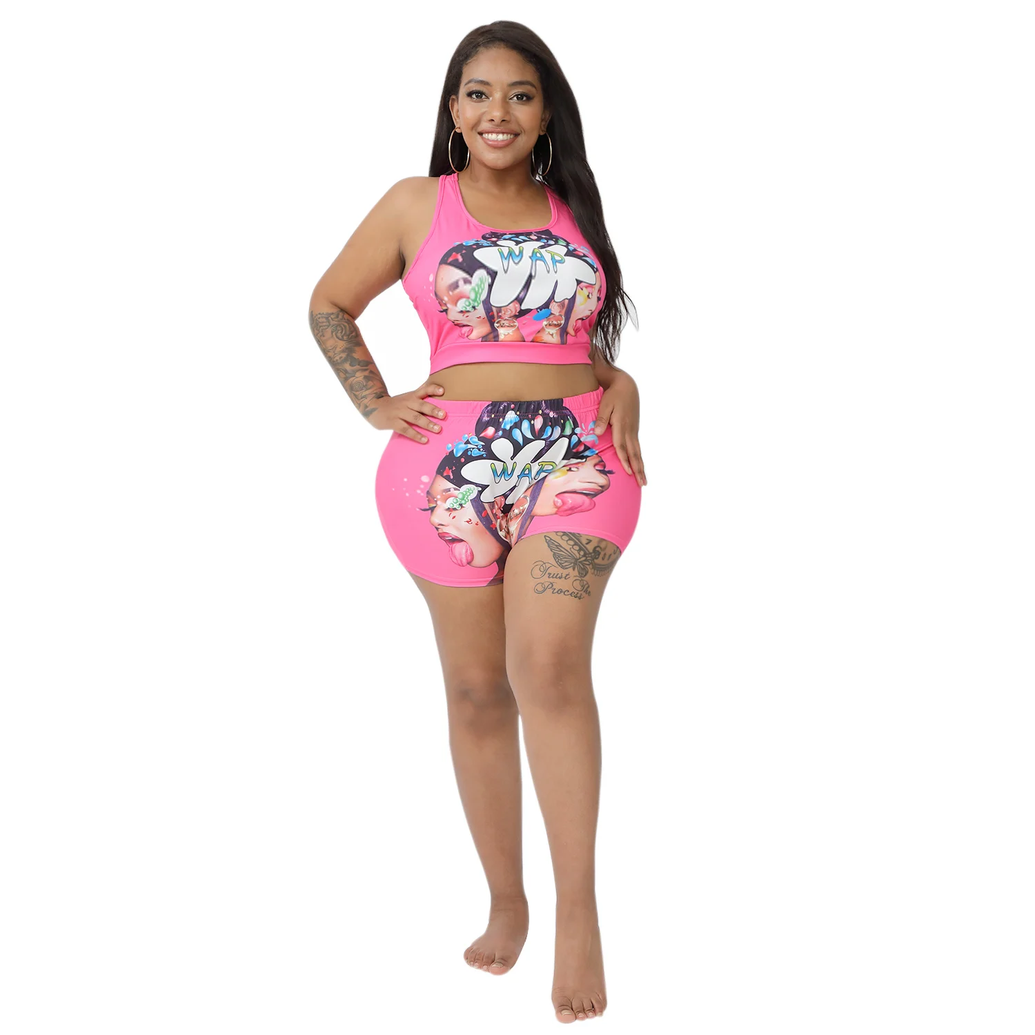Fashion women's shorts set girls' skinny women's shorts with pattern womens shorts sets clothing, Customized color
Fashion women's shorts set girls' skinny women's shorts with pattern womens shorts sets clothing, Customized color