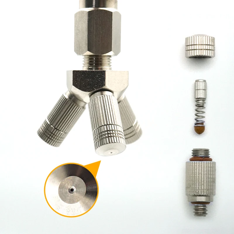 In Spot 0.3Mm Fine Mist Sprayer Stainless Steel 10/24 Thread Nozzle For Cooling And Humidification
In Spot 0.3Mm Fine Mist Sprayer Stainless Steel 10/24 Thread Nozzle For Cooling And Humidification