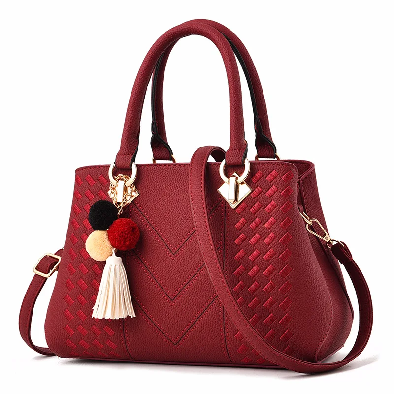 Trendy Elegant Ladies PU Leather Handbags Fashion Designer Handbag Top Handle Women Shoulder Tote Hand Bags, 7 colors
Trendy Elegant Ladies PU Leather Handbags Fashion Designer Handbag Top Handle Women Shoulder Tote Hand Bags, 7 colors