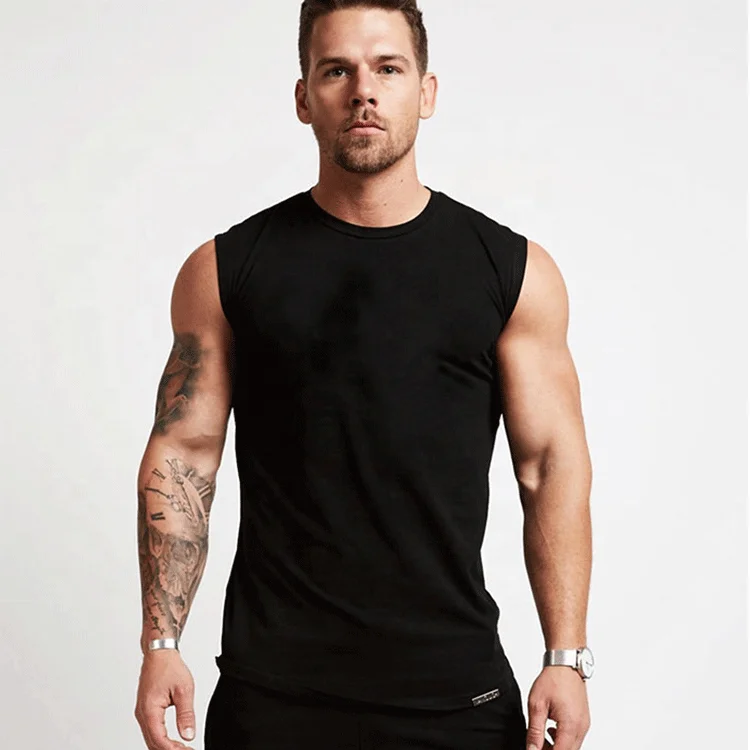 Summer Breathable Mens Black 100% Cotton Sleeveless T-Shirt Workout Fitness Tank Top
Summer Breathable Mens Black 100% Cotton Sleeveless T-Shirt Workout Fitness Tank Top