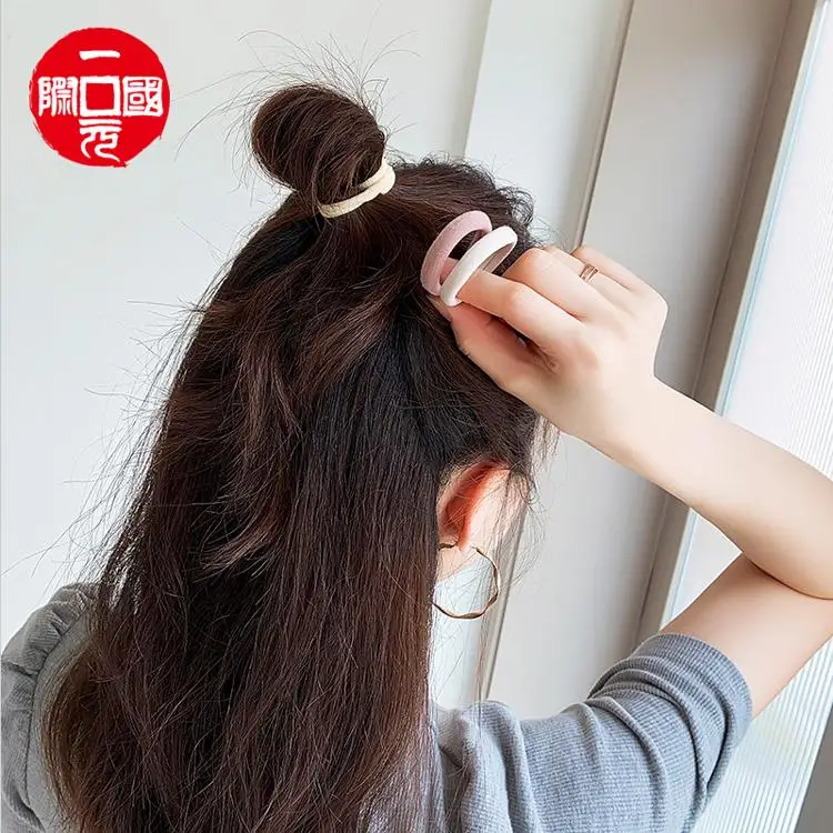 One dollar Seamless Children's Towel Hair Tie Female Student Hair Rope Towel Ring Girl High Elastic Rubber Band Head Accessories
One dollar Seamless Children's Towel Hair Tie Female Student Hair Rope Towel Ring Girl High Elastic Rubber Band Head Accessories