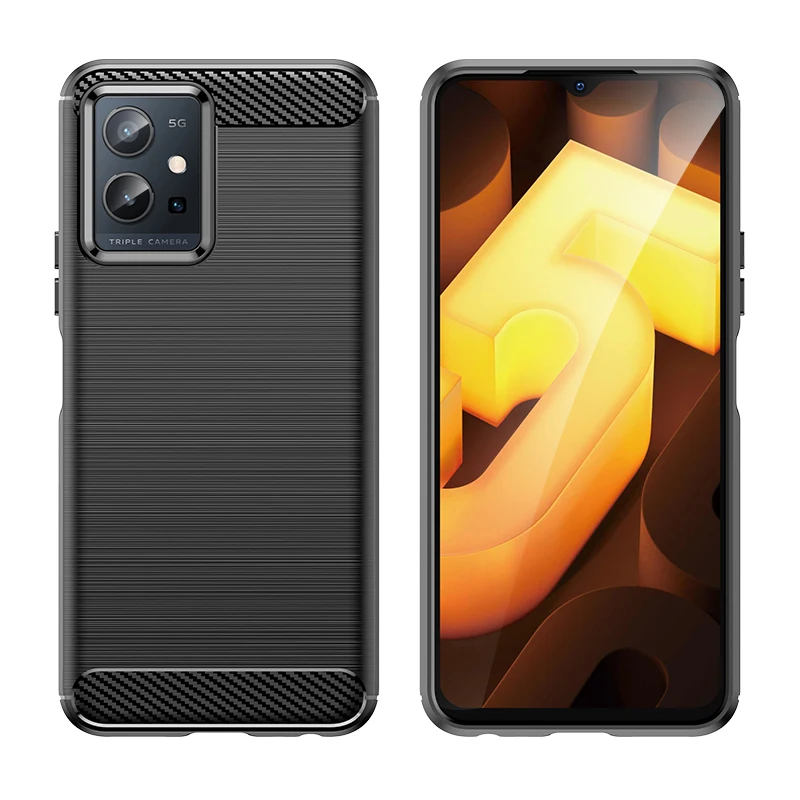 Hot Sale Carbon Fiber Case Mobile Phone case Shockproof Back Cover For vivo Y55 Y75 5G
Hot Sale Carbon Fiber Case Mobile Phone case Shockproof Back Cover For vivo Y55 Y75 5G